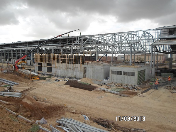 Beer Sheva - Train facility structure 